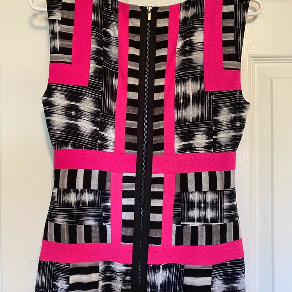 Fitted dress from BCBG with neon piping. - Picture 7 of 8